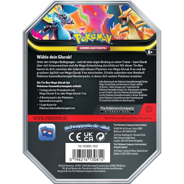 Tin-Box Mega-Glurak – Mega-Glurak X-ex