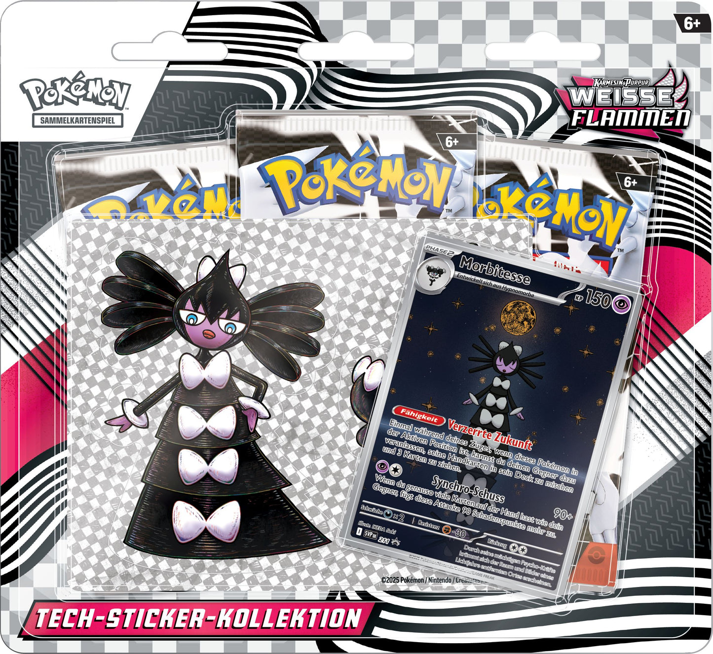 Pokémon Schwarze Blitze & Weiße Flammen - Tech-Sticker-Kollektion