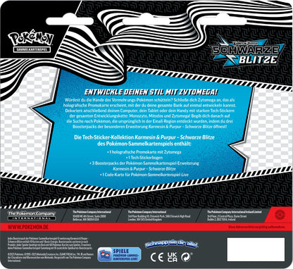 Pokémon Schwarze Blitze & Weiße Flammen - Tech-Sticker-Kollektion