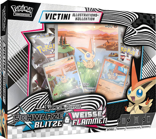 Pokémon Schwarze Blitze & Weiße Flammen - Victini Illustrations-Kollektion