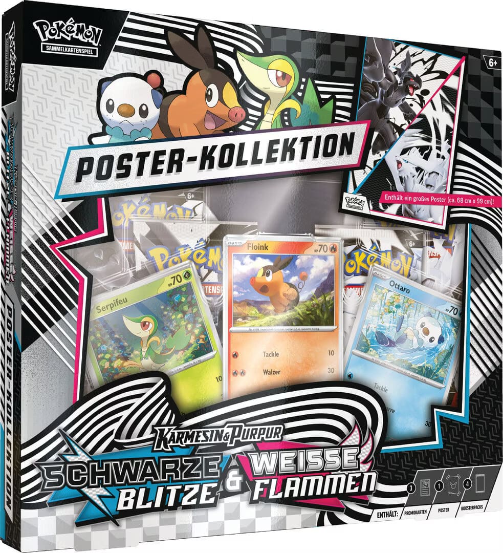 Pokémon Schwarze Blitze & Weiße Flammen - Poster-Kollektion