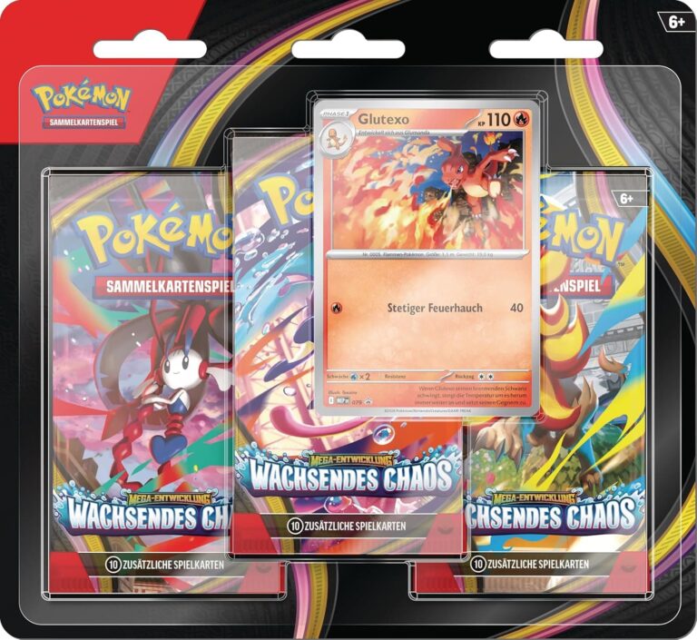 Wachsende Chaos 3er Booster-Blister Glutexo