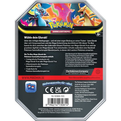 Tin-Box Mega-Glurak – Mega-Glurak Y-ex